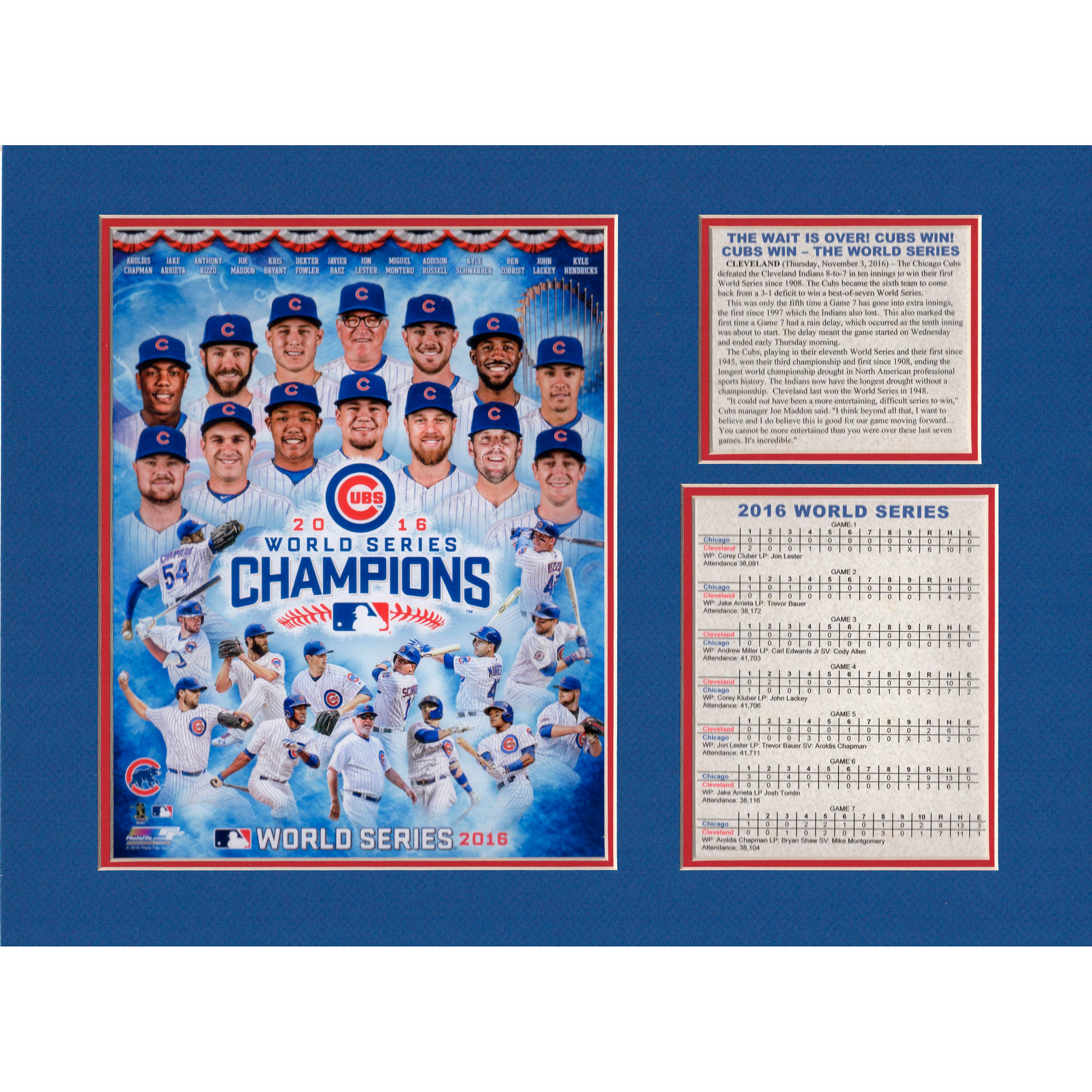 Chicago Cubs win the 2016 World Series Tribute