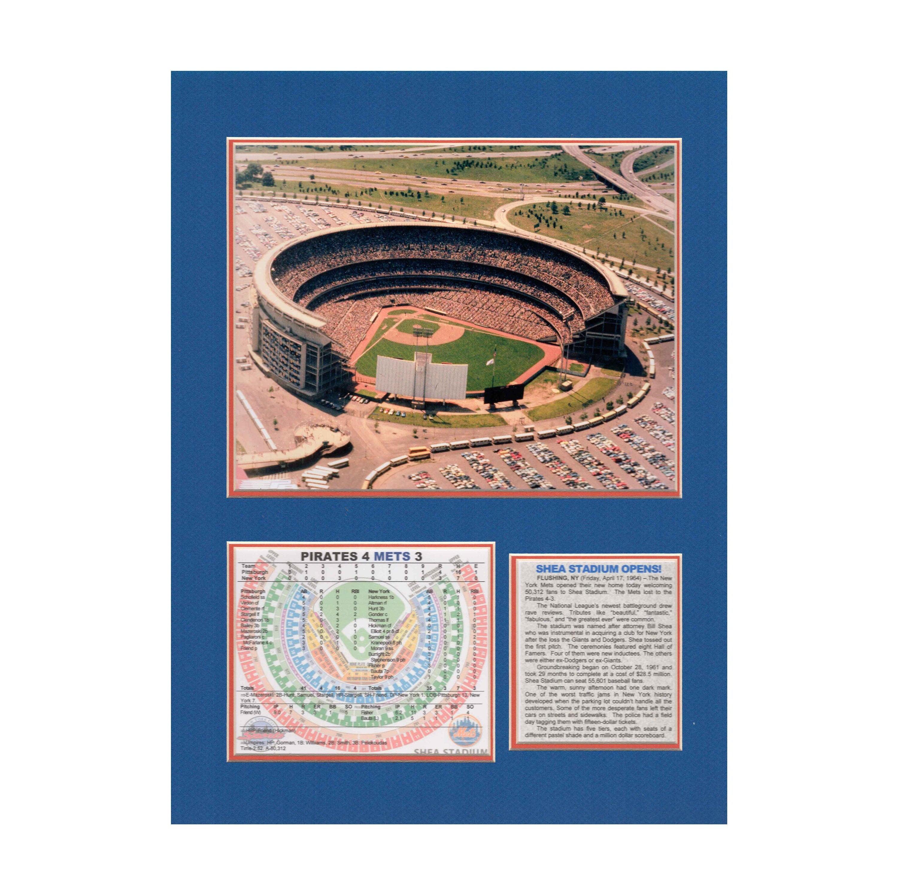Shea Stadium New York Mets First Game Tribute