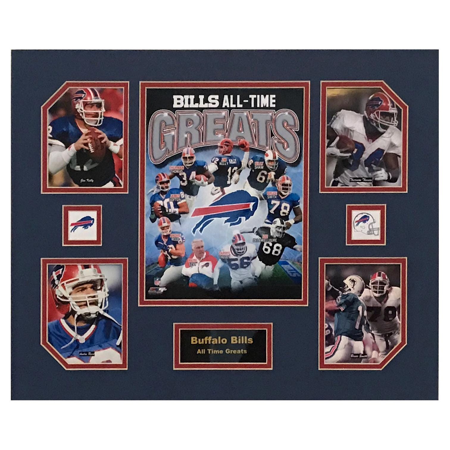 Buffalo Bills NFL Football All-Time Greats 16 x 20 inch Collage