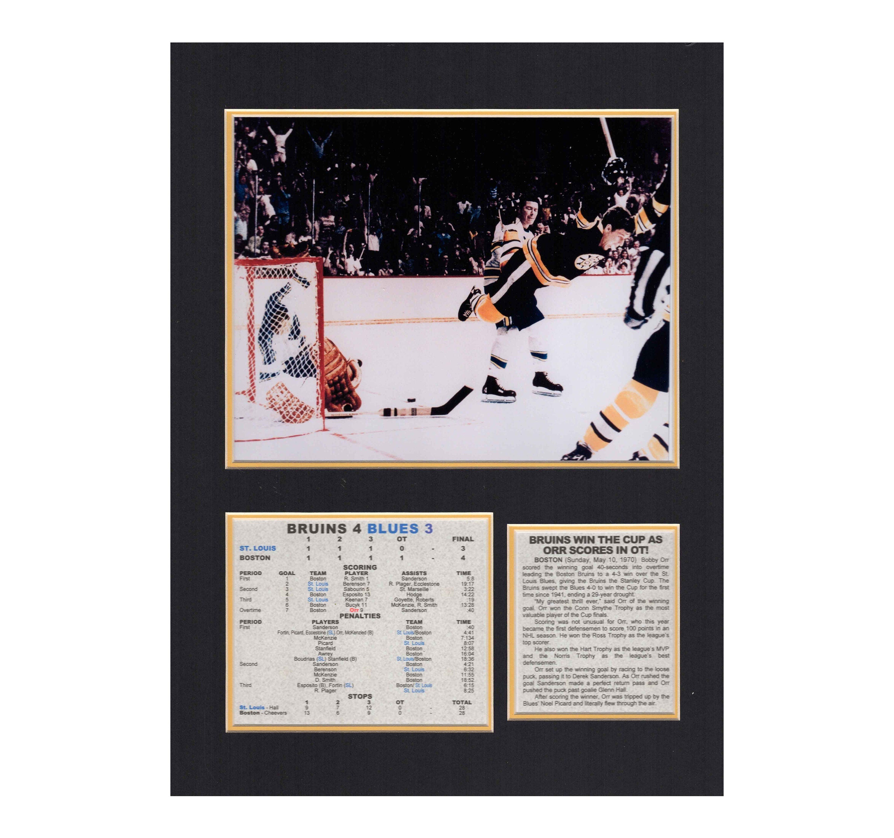 Boston Bruins Bobby Orr Stanley Cup champs Tribute