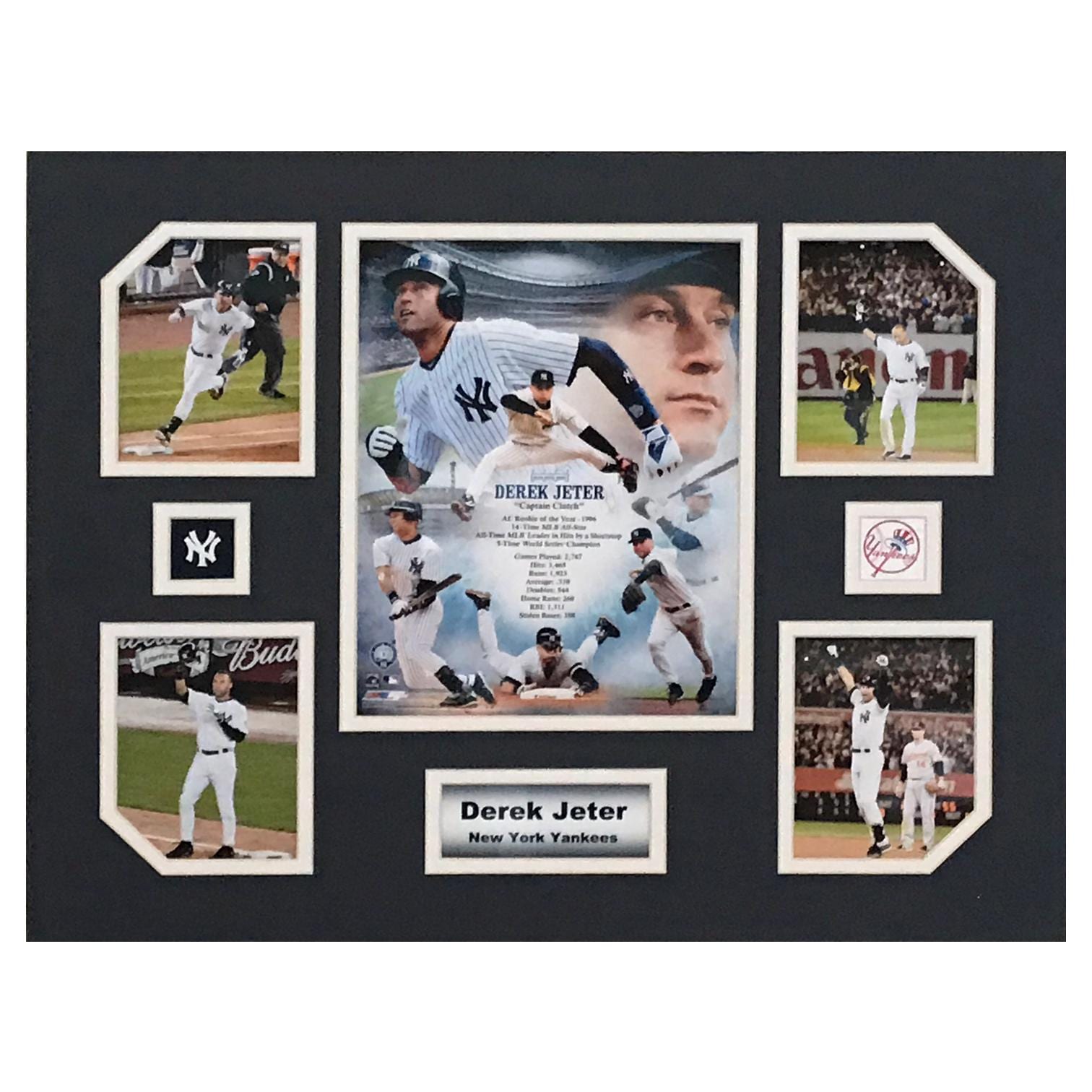 Derek Jeter New York Yankees MLB Baseball 16 x 20 inch Collage