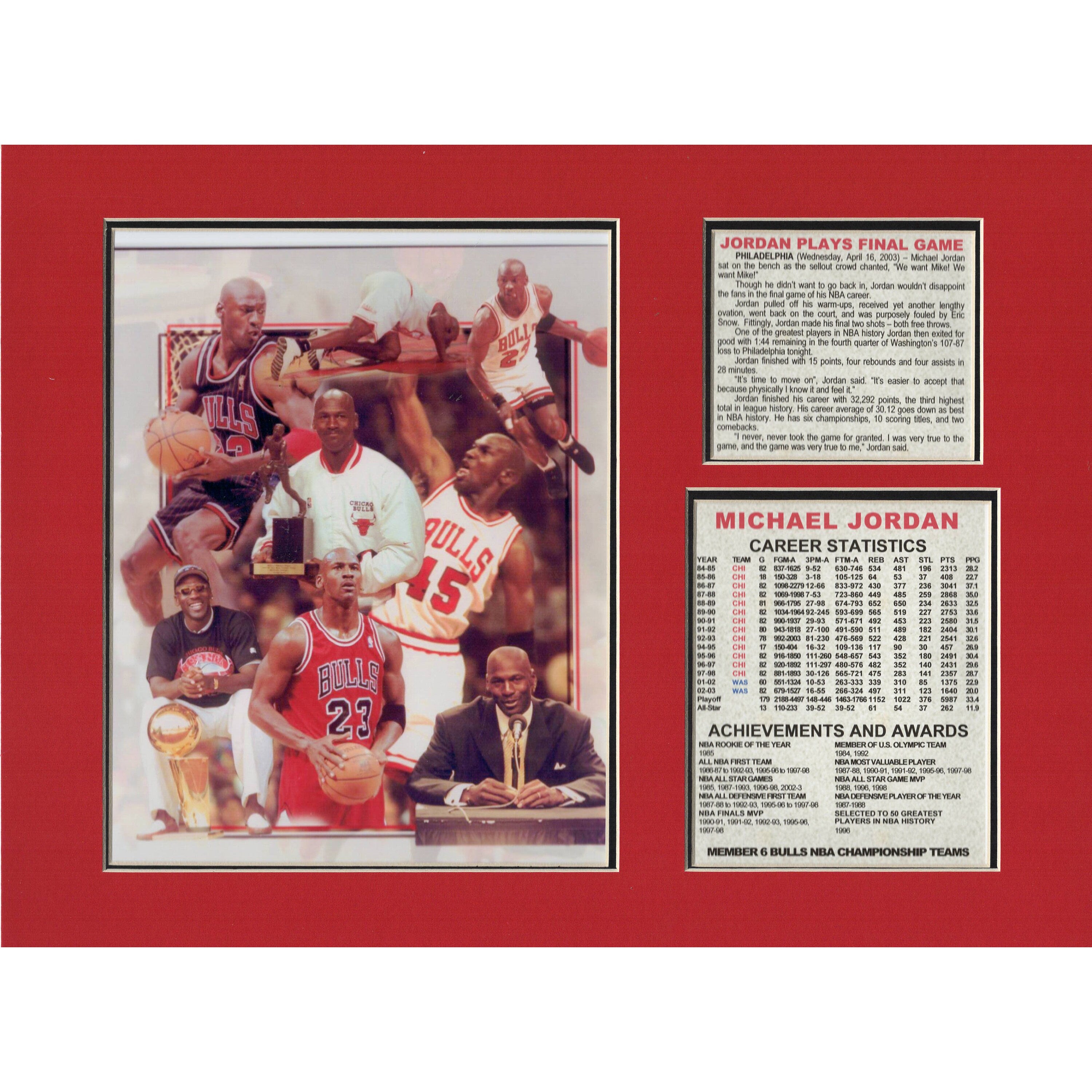 Michael Jordan Retires Chicago Bulls Tribute