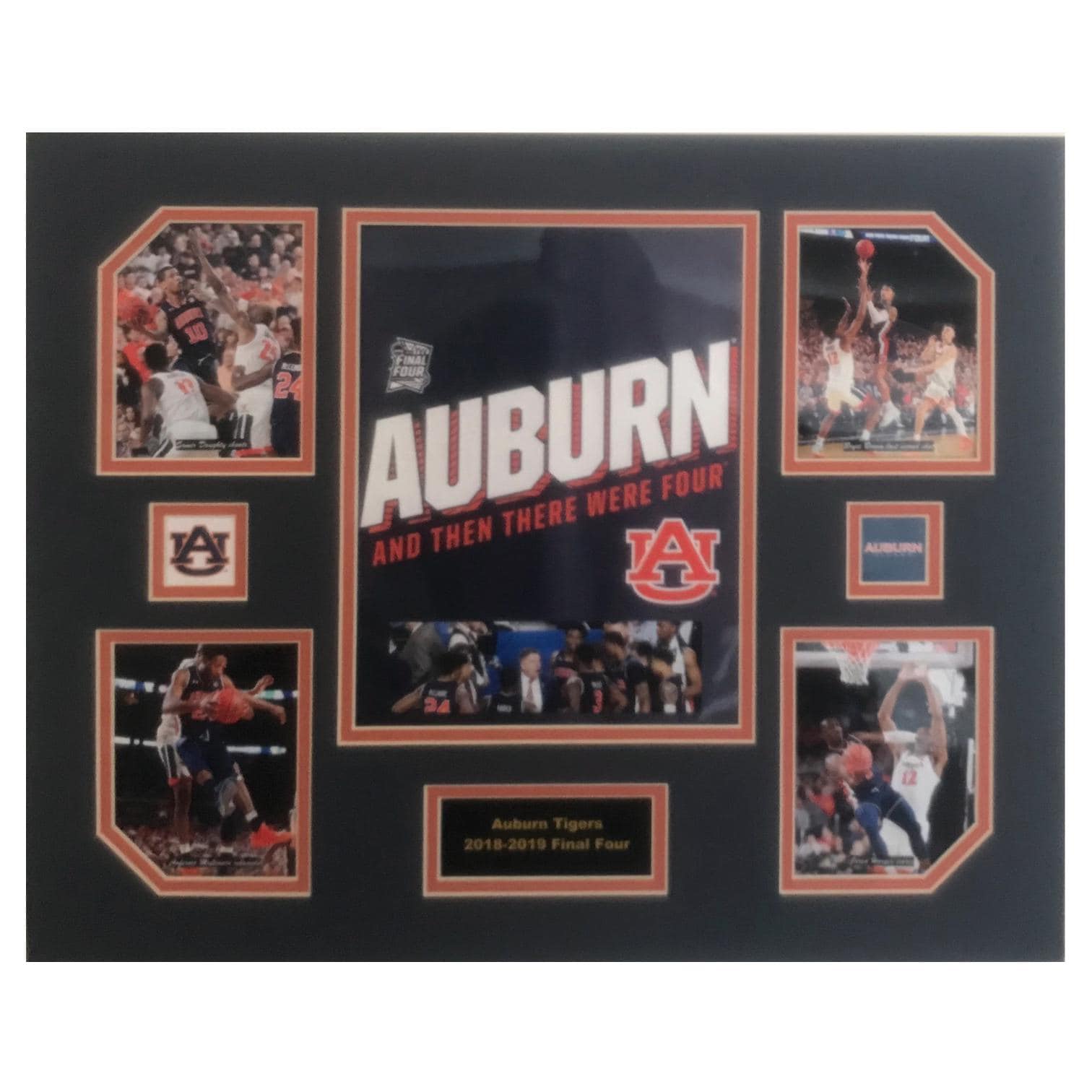 Auburn U Tigers NCAA Basketball 2018-19 Final Four 16 x 20 inch Collage