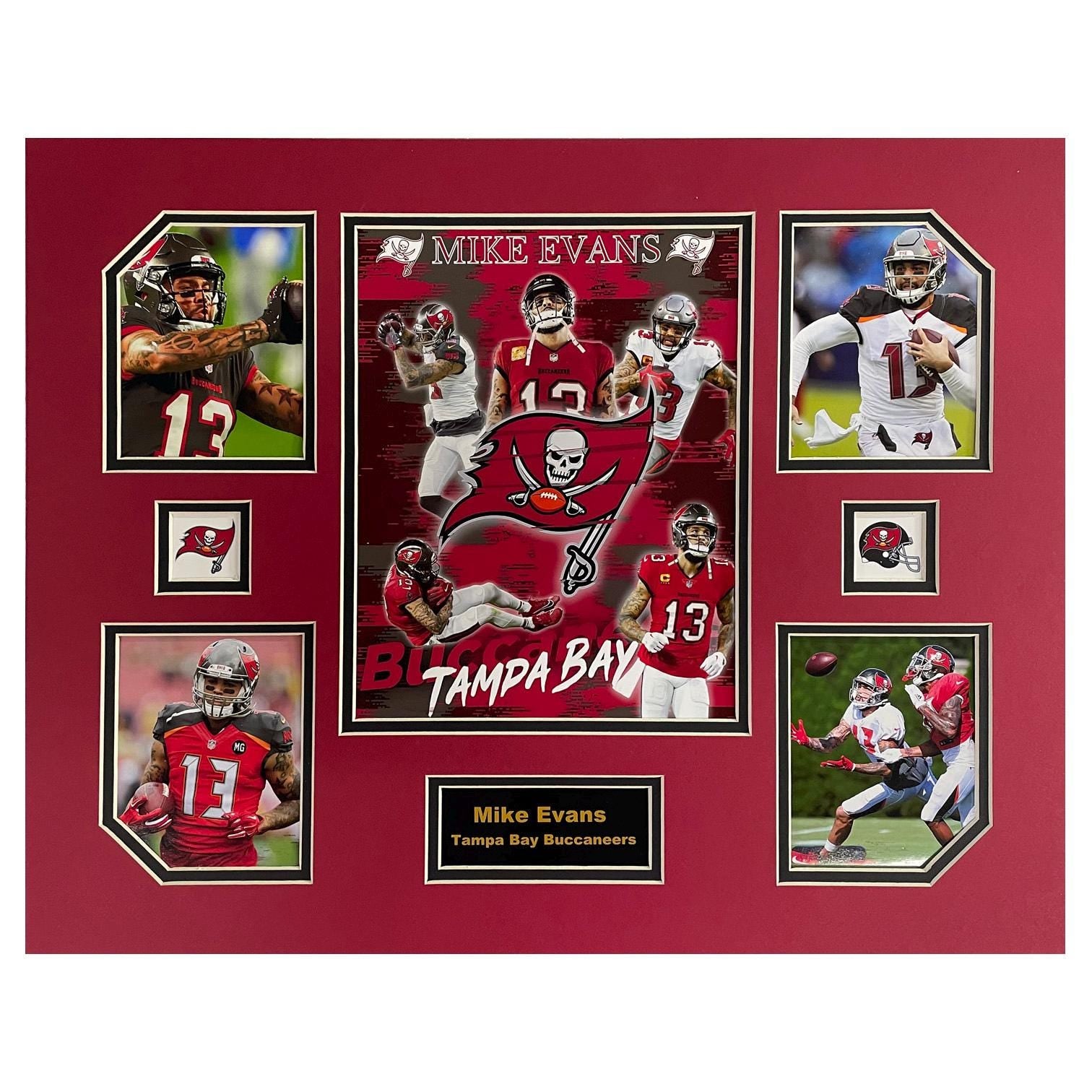 Mike Evans Tampa Bay Buccaneers NFL Football 16 x 20 inch Collage