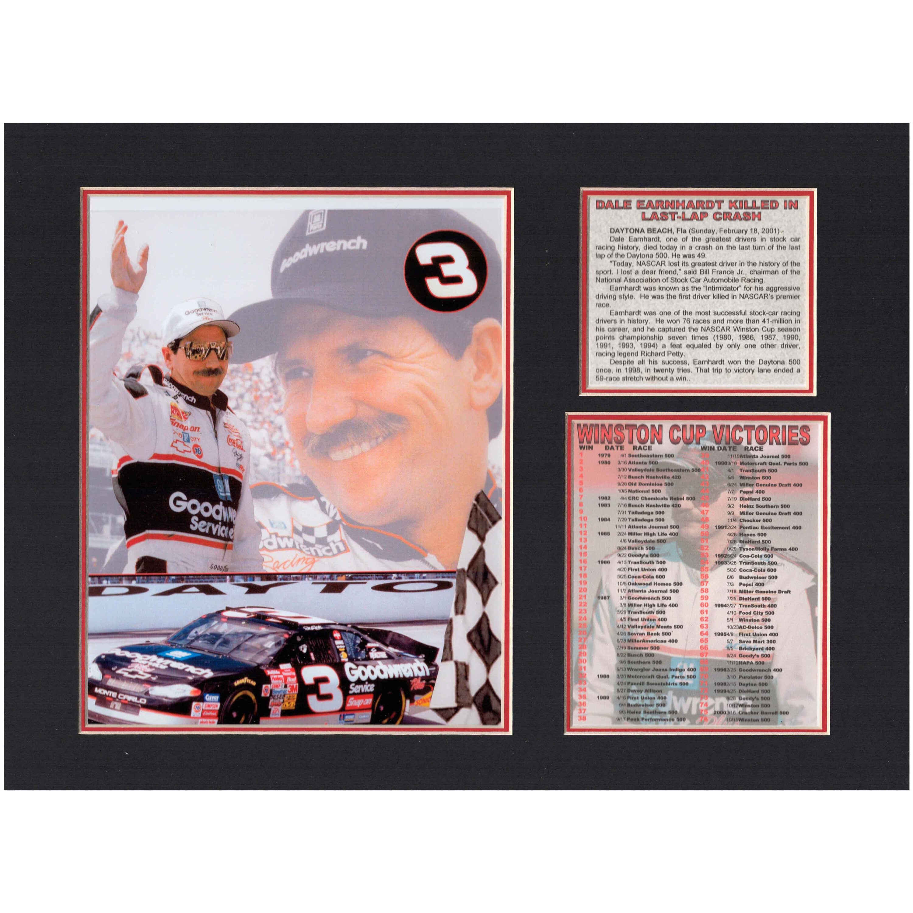 Dale Earnhardt NASCAR Racing Career Tribute