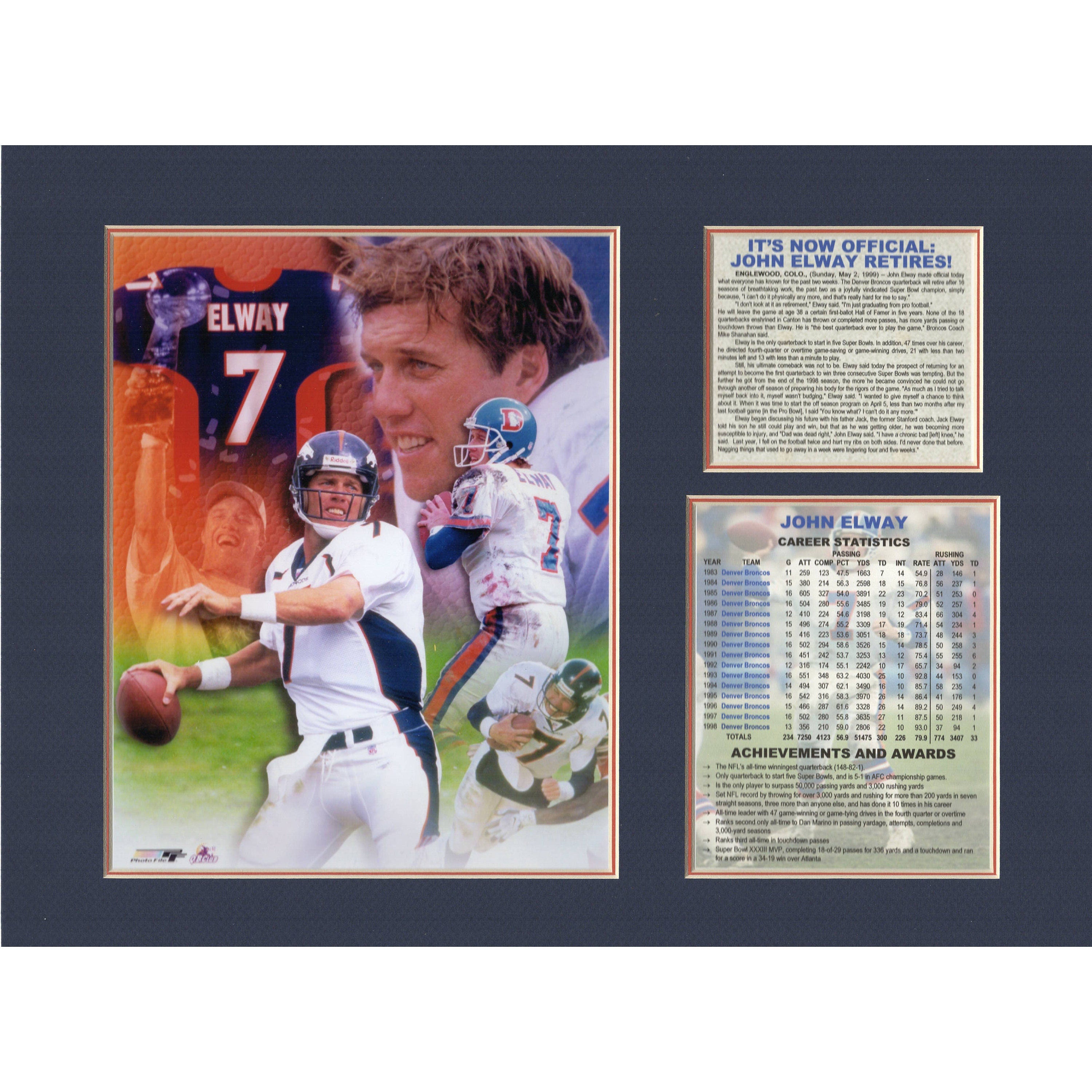 John Elway Retires Denver Broncos Tribute