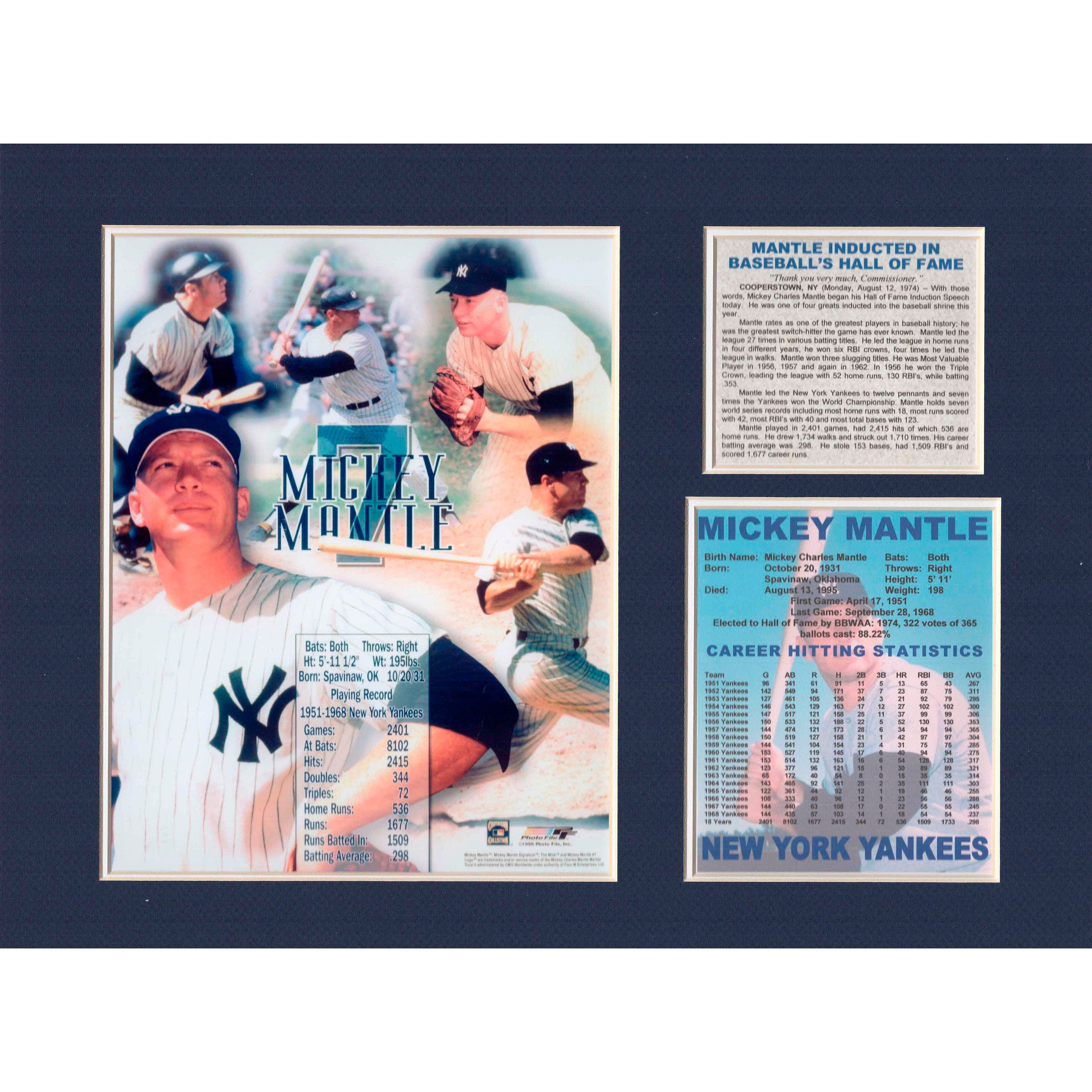Mickey Mantle Hall of Fame New York Yankees Tribute