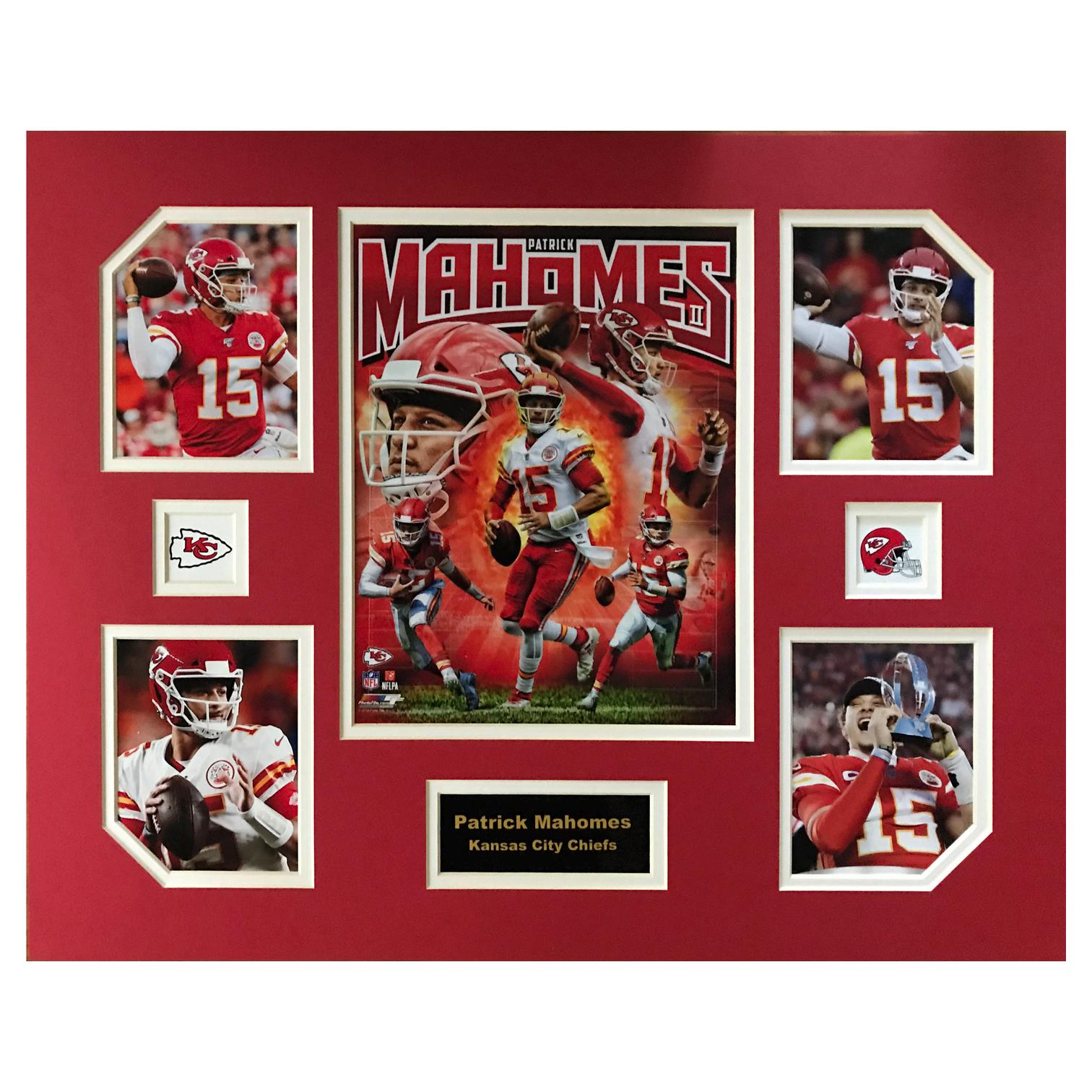 Patrick Mahomes Kansas City Chiefs NFL Football 16 x 20 inch Collage