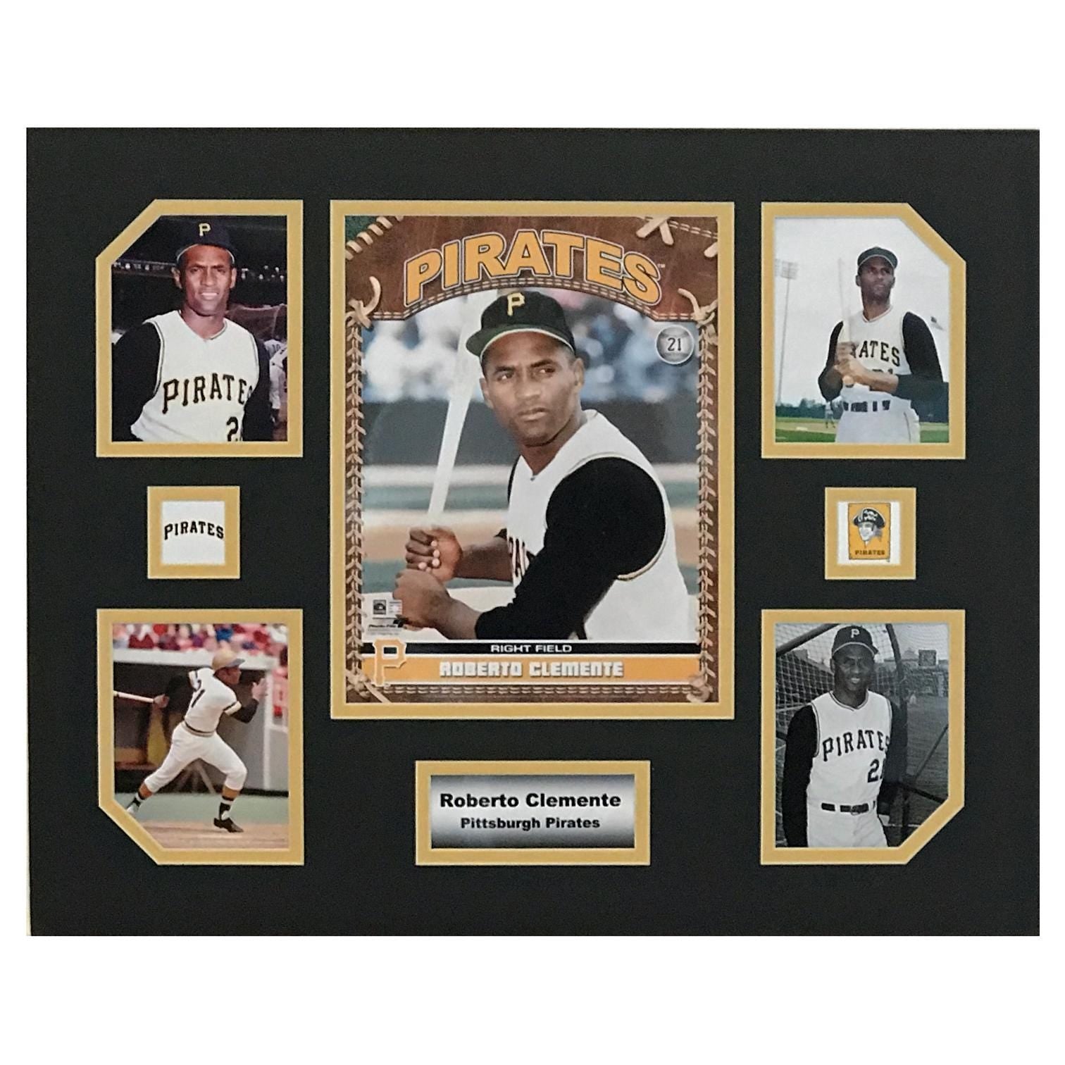 Roberto Clemente Pittsburgh Pirates MLB Baseball 16 x 20 inch Collage