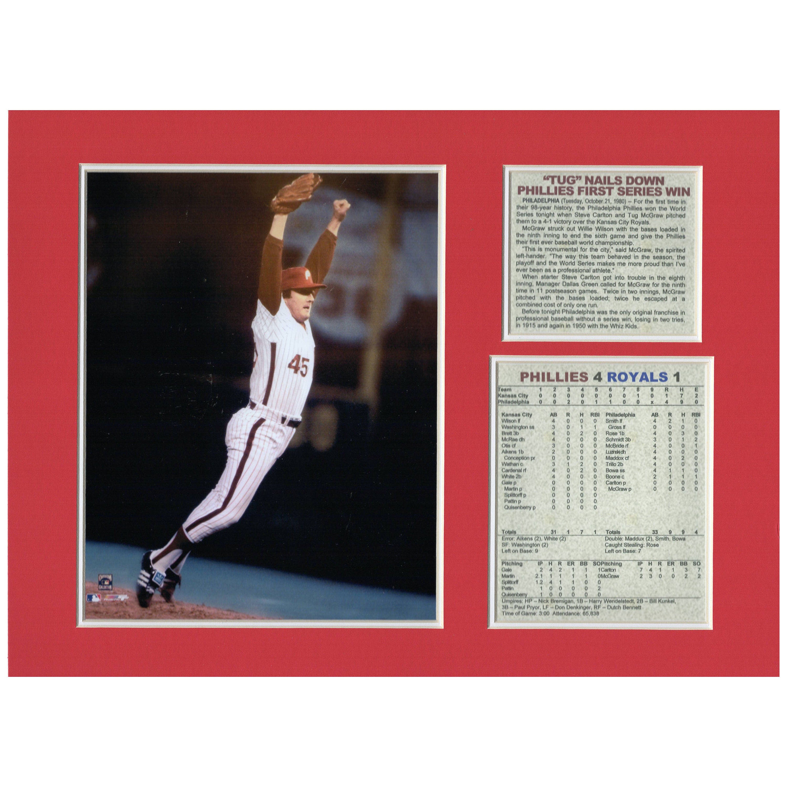 Philadelphia Phillies Tug McGraw 1980 World Series Tribute