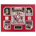 U Alabama Crimson Tide NCAA Football All-Time Greats 16 x 20 inch Collage