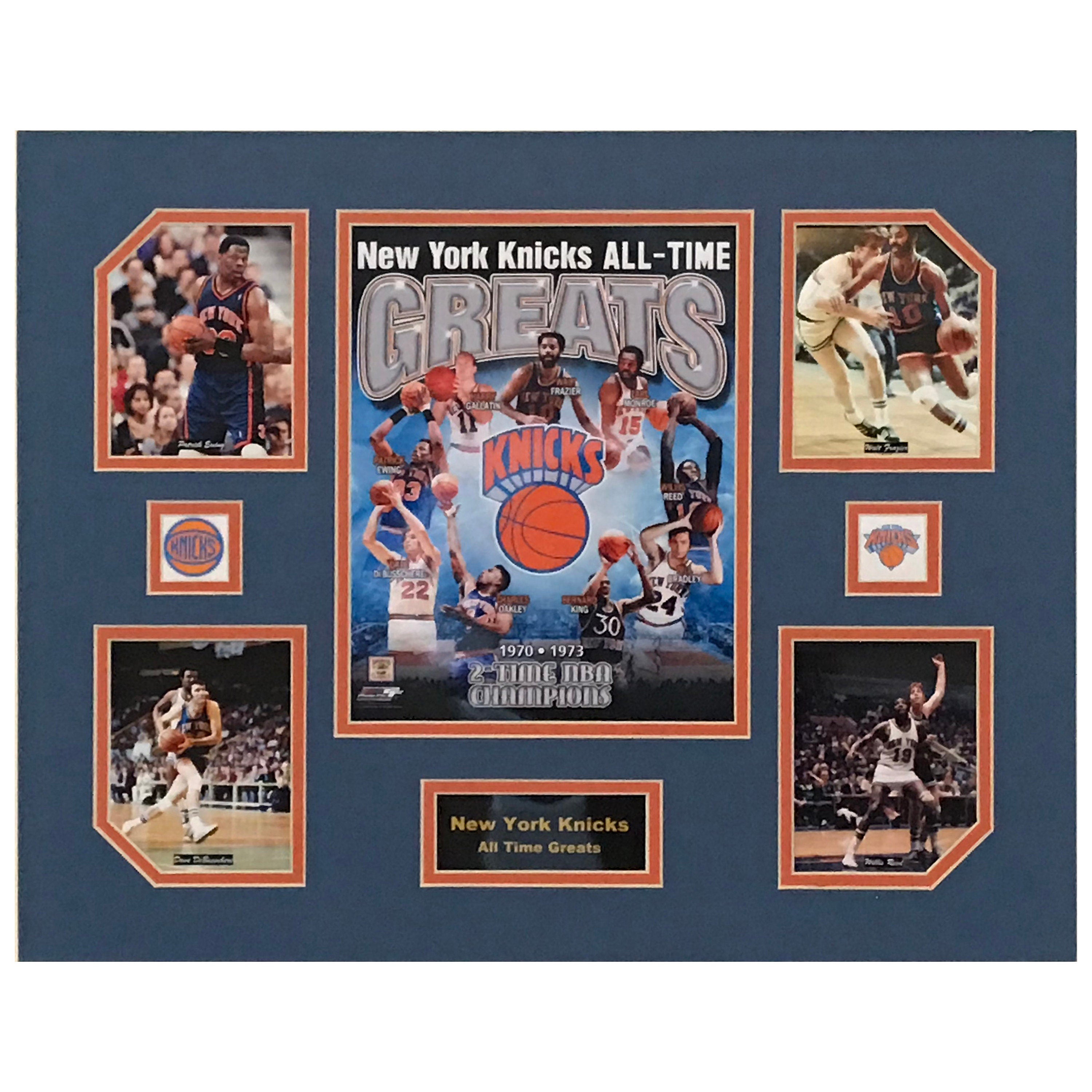 New York Knicks NBA Basketball All-Time Greats 16 x 20 inch Collage