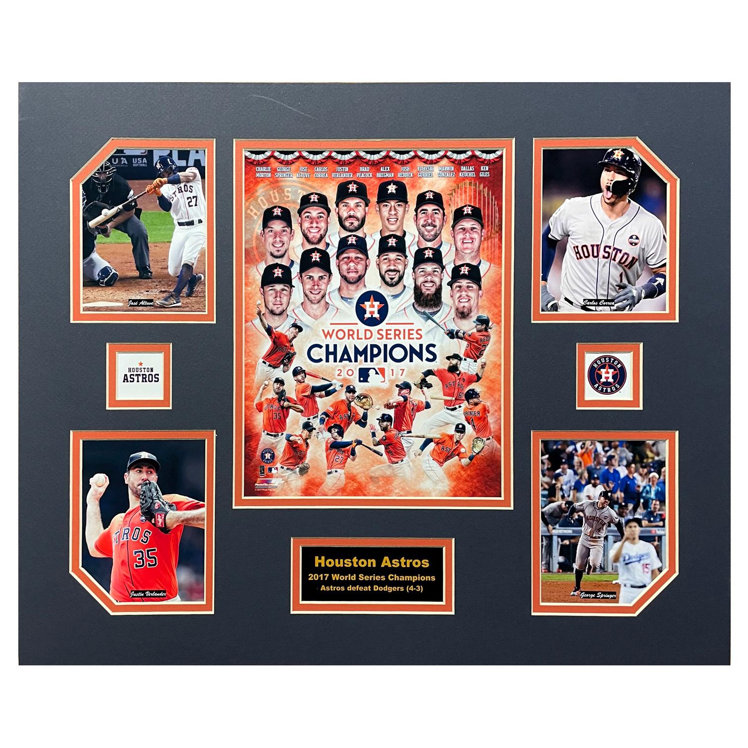Houston Astros 2017 MLB Baseball World Series Champions 16 x 20 inch Collage