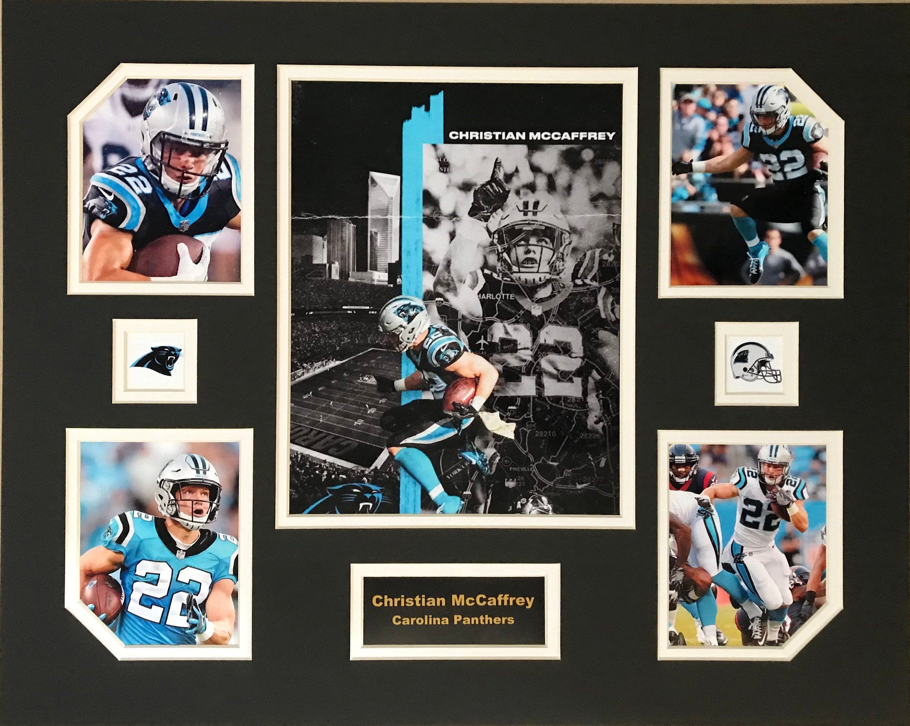 Christian McCaffrey Carolina Panthers NFL Football 16 x 20 inch Collage