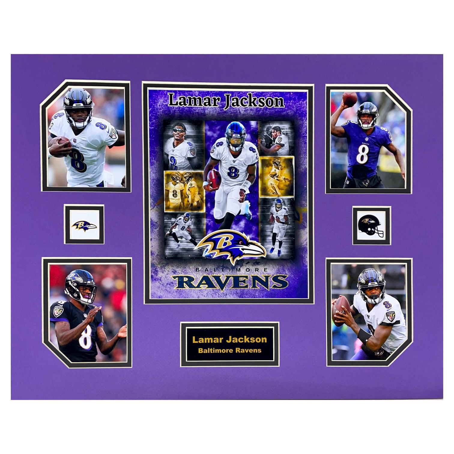 Lamar Jackson Baltimore Ravens NFL Football 16 x 20 inch Collage