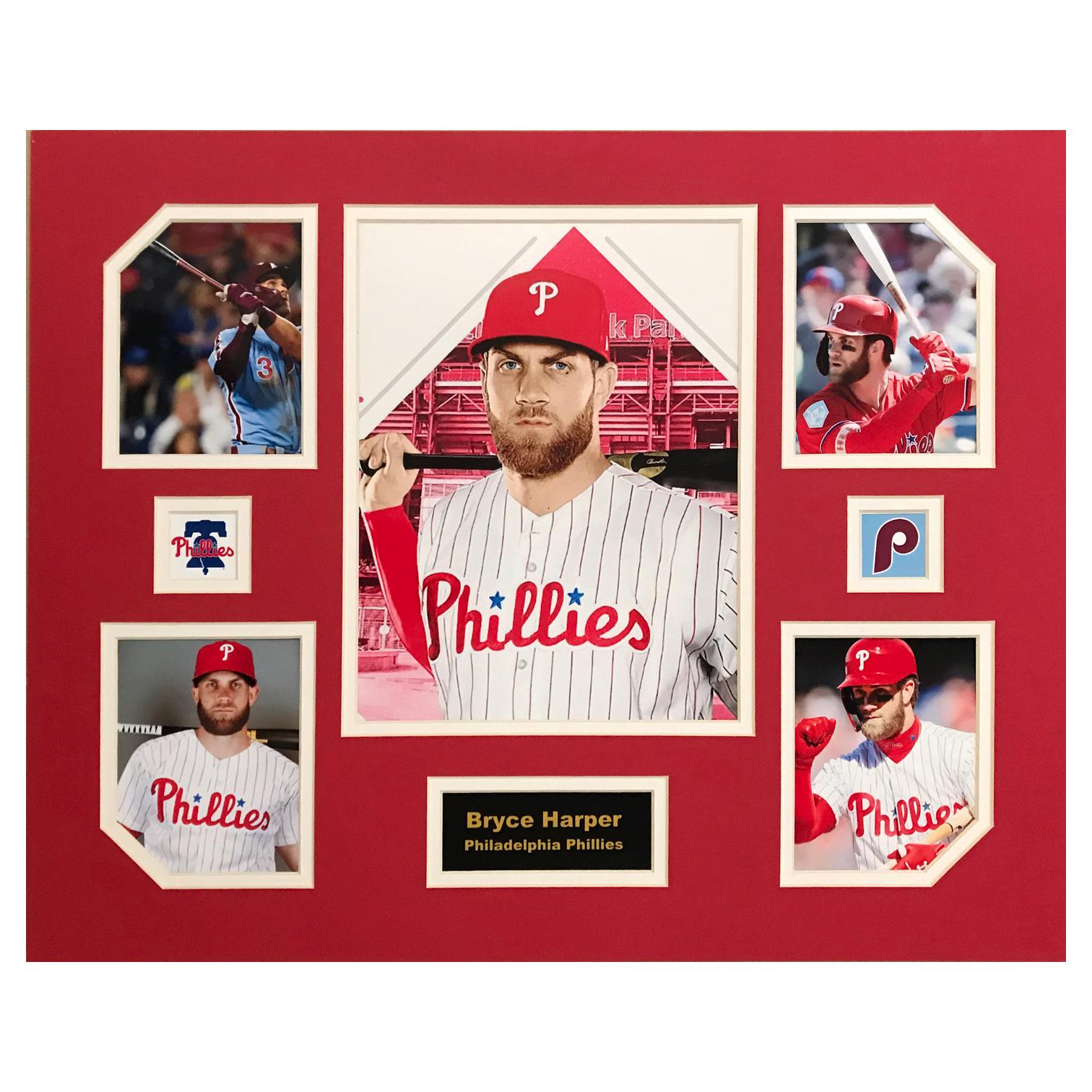 Bryce Harper Philadelphia Phillies MLB Baseball 16 x 20 inch Collage