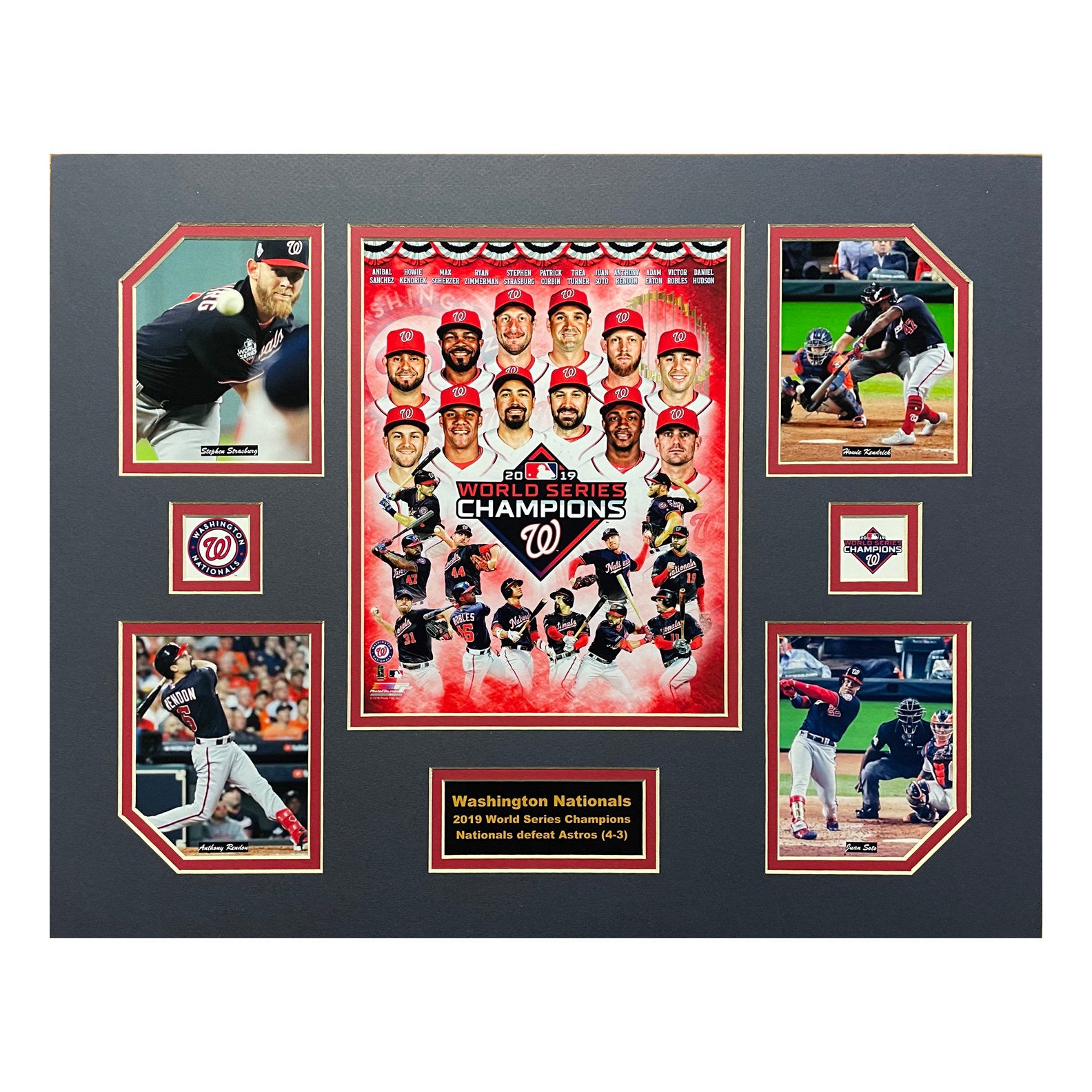 Washington Nationals 2019 MLB Baseball World Series Champions 16 x 20 inch Collage