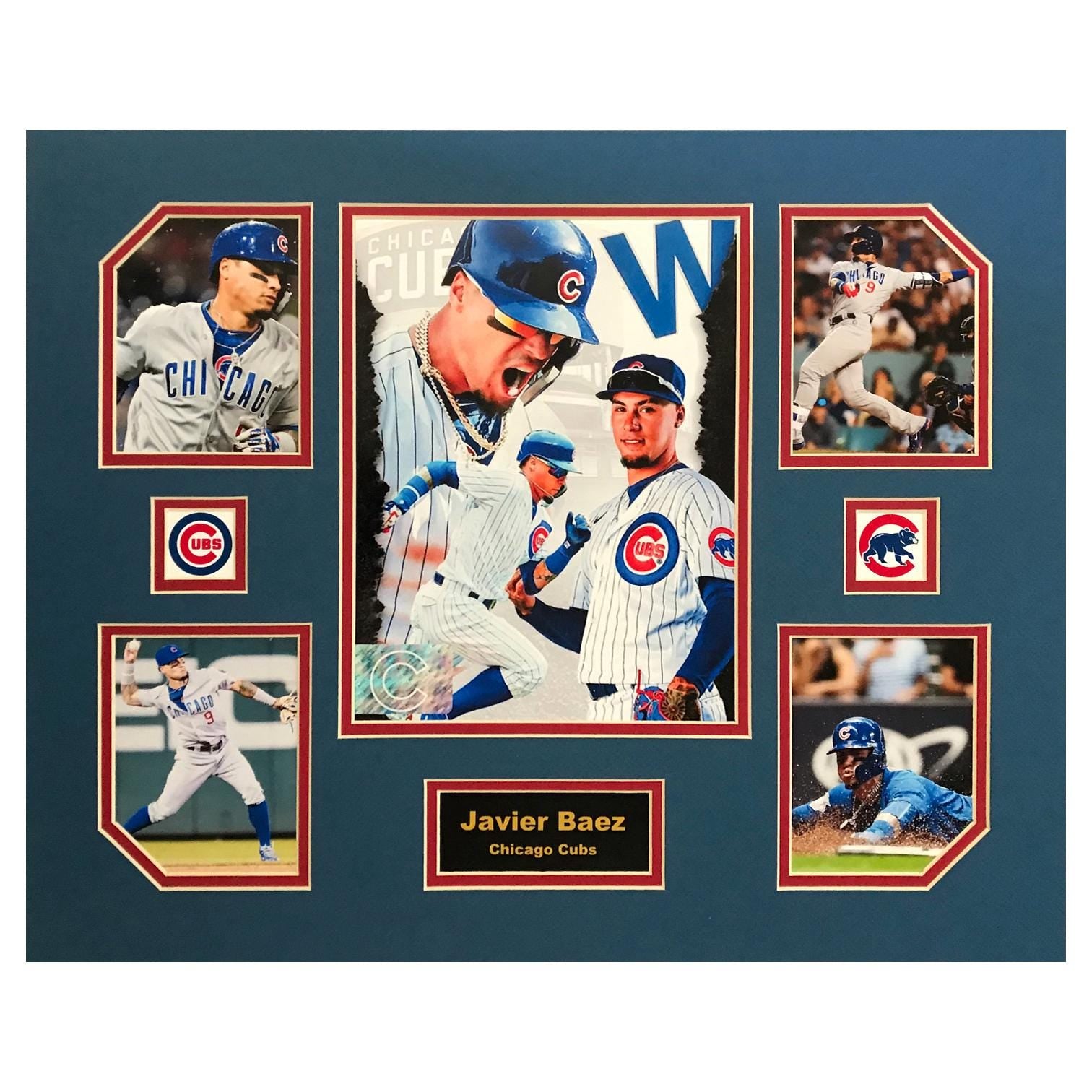 Javier Baez Chicago Cubs MLB Baseball 16 x 20 inch Collage