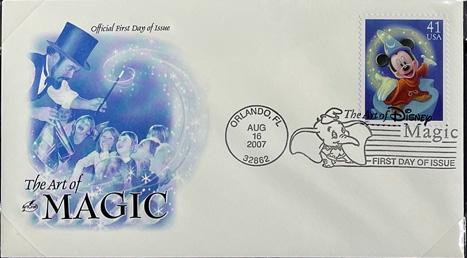 Disney Stamp and First Day Cover Art - Mickey Mouse as The Sorcerer