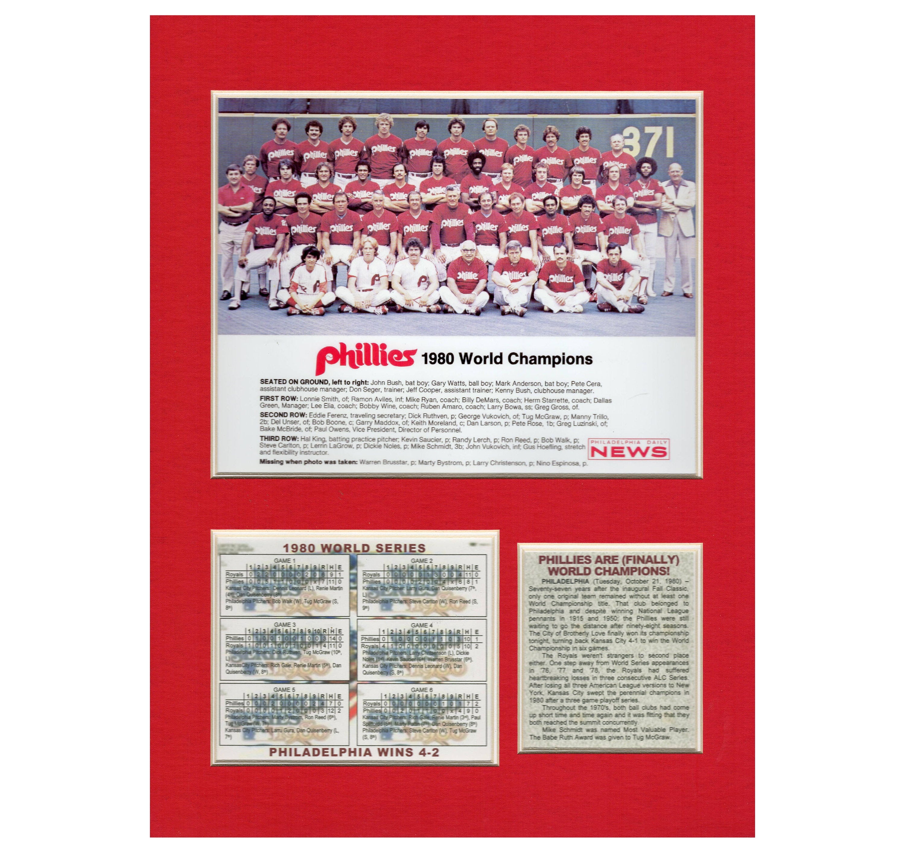 Philadelphia Phillies 1980 World Series Championship Tribute