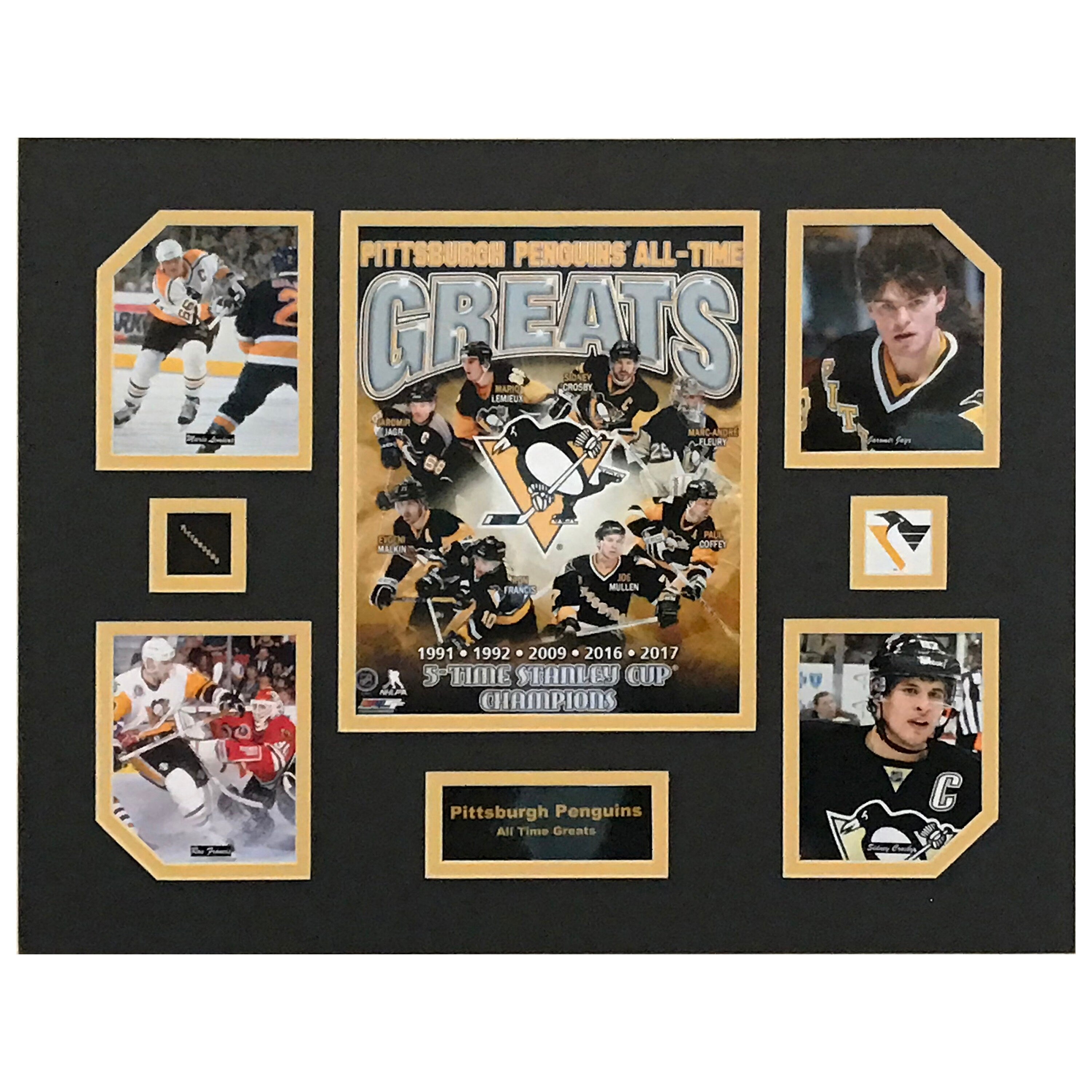 Pittsburgh Penguins NHL Hockey All-Time Greats 16 x 20 inch Collage