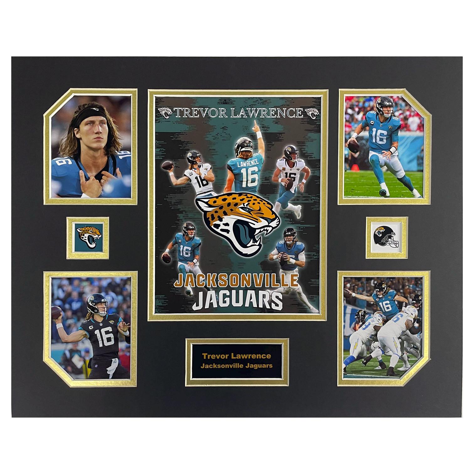 Trevor Lawrence of the Jacksonville Jaguars NFL Football 16 x 20 inch Collage