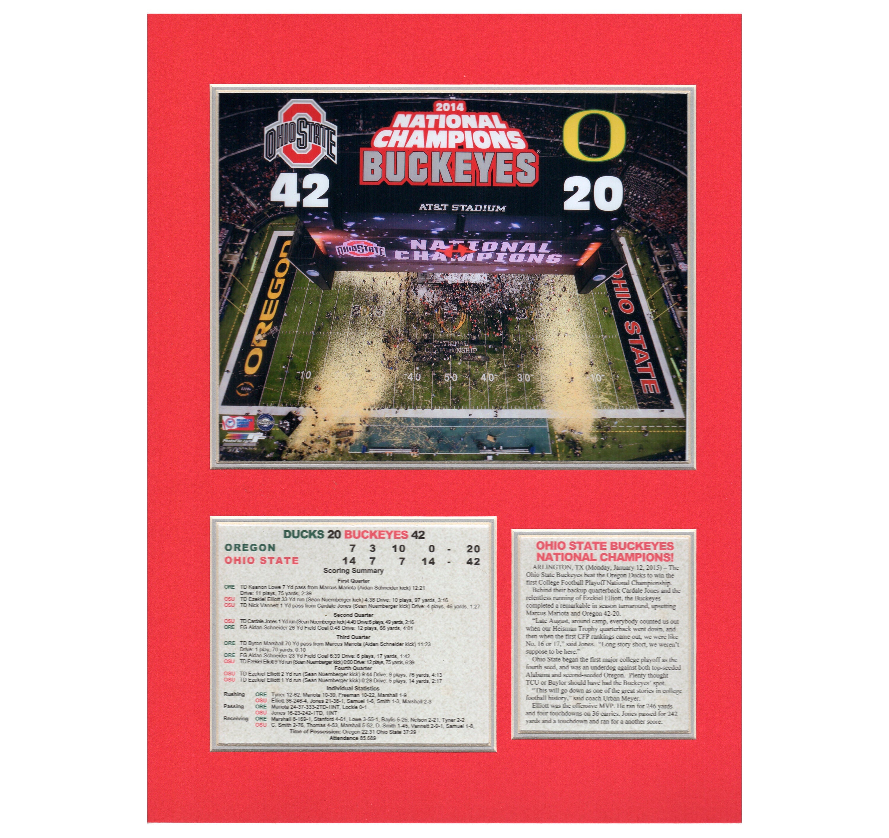 Ohio State Buckeyes win CFP Championship Tribute