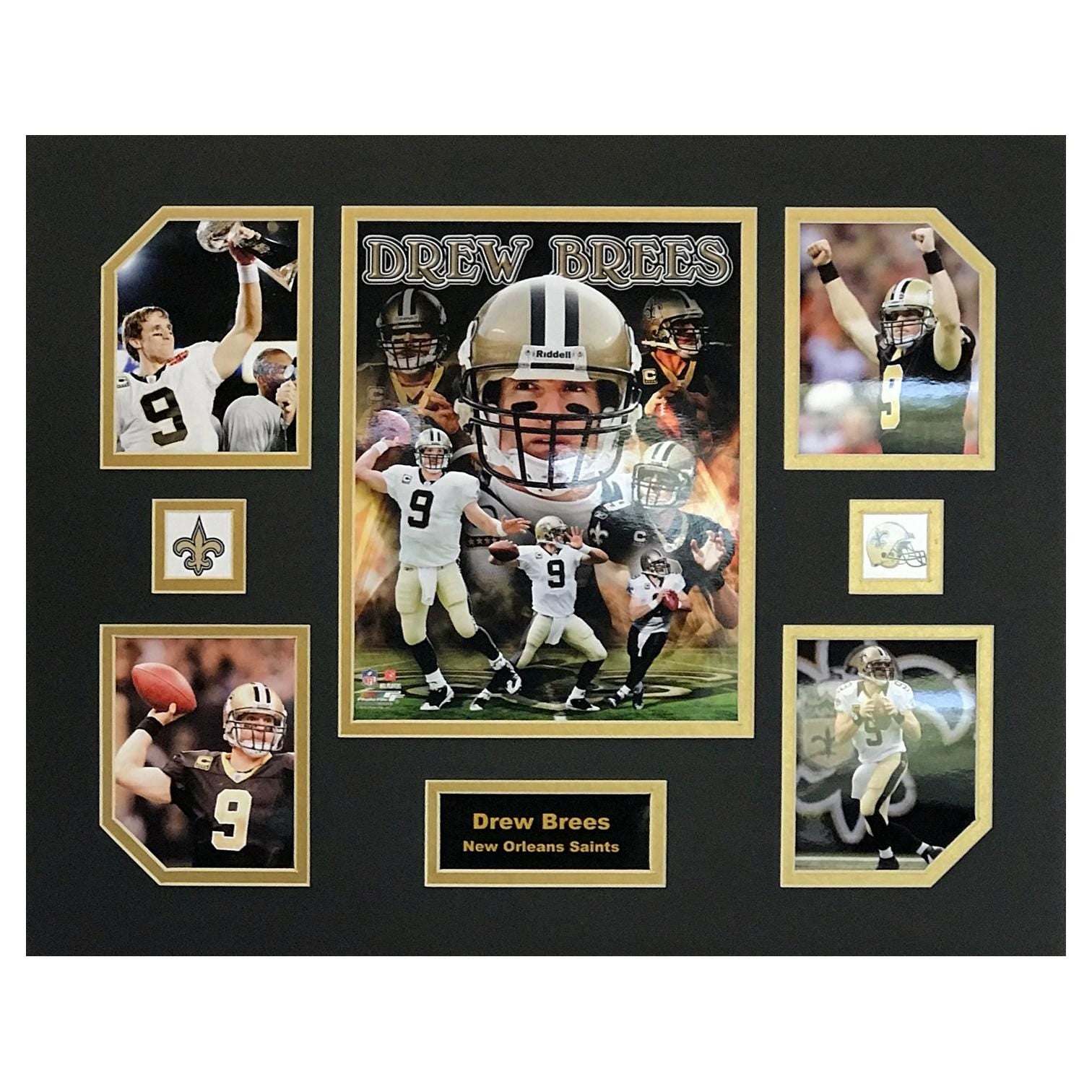 Drew Brees New Orleans Saints NFL Football 16 x 20 inch Collage