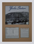Yankee Stadium 1st Game 12 x 16 Tribute