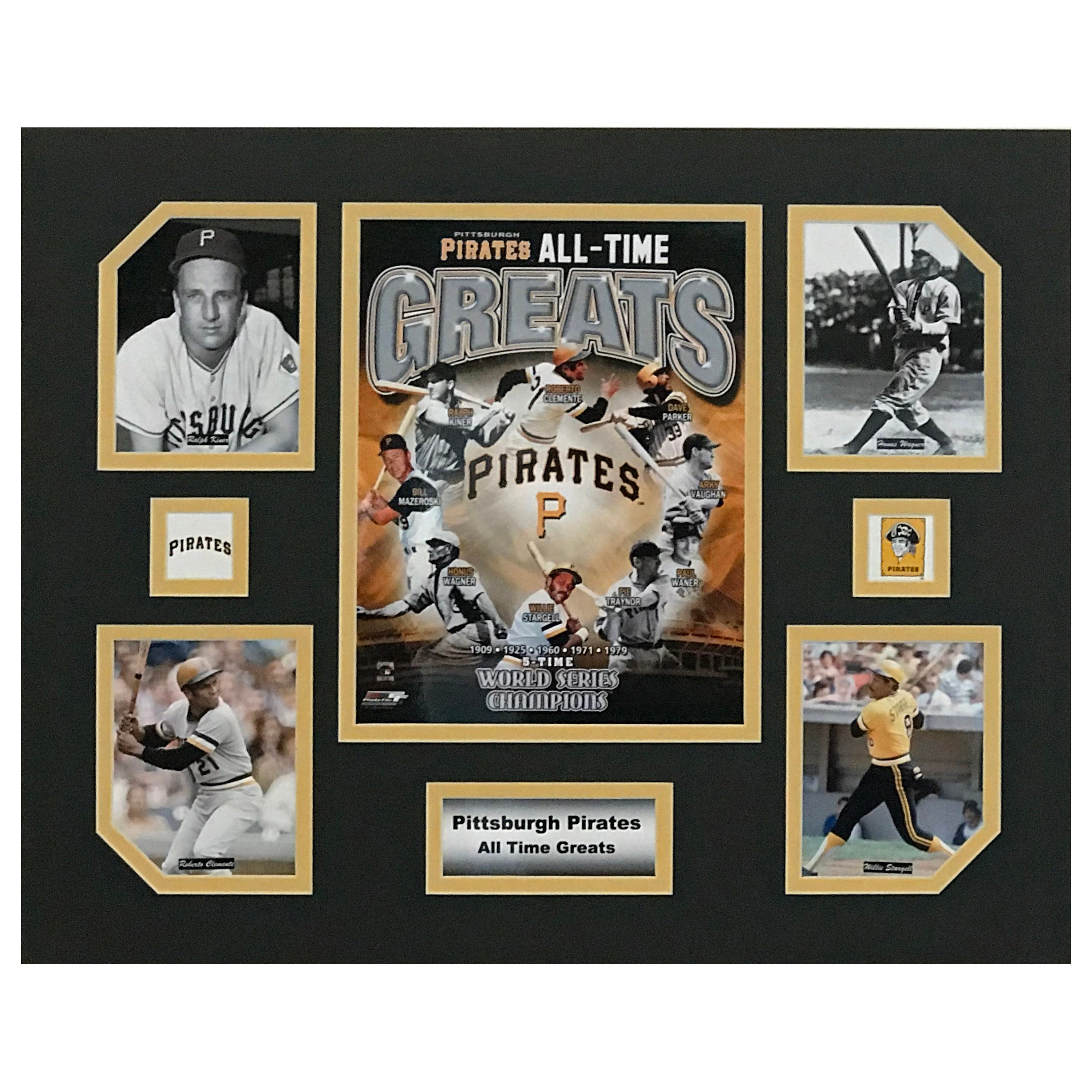 Pittsburgh Pirates MLB All-Time Greats 16 x 20 inch Collage