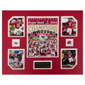 Kansas City Chiefs 2023-24 NFL Super Bowl 58 Champions 16 inch x 20 inch Collage