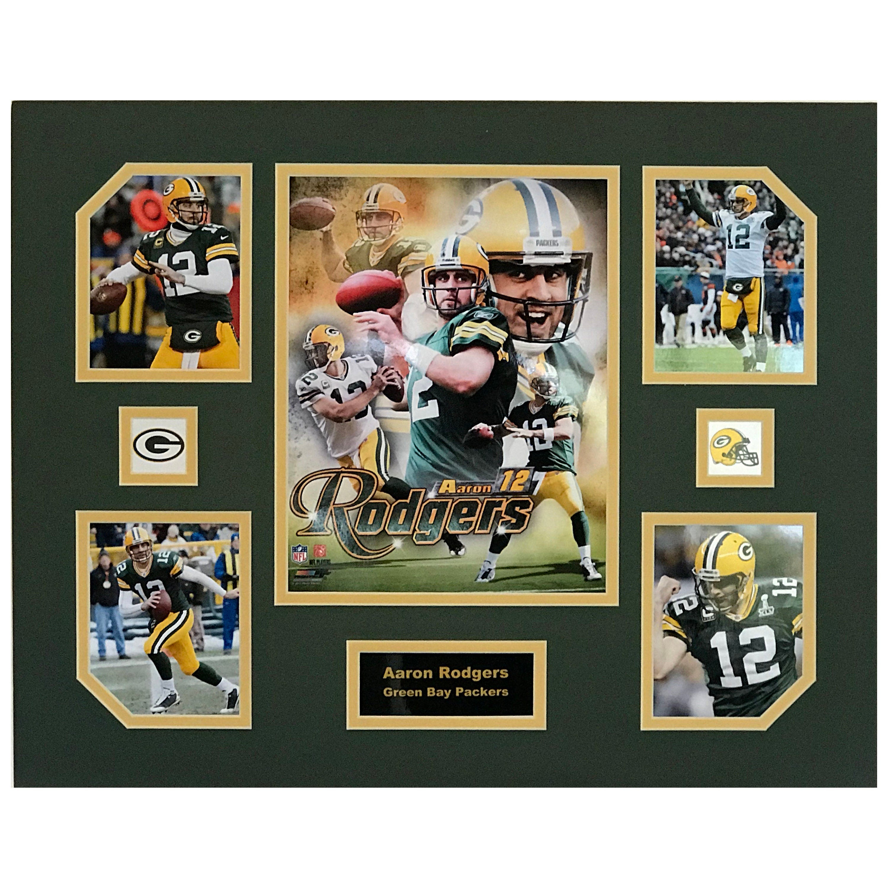 Aaron Rodgers Green Bay Packers NFL Football 16 x 20 inch Collage